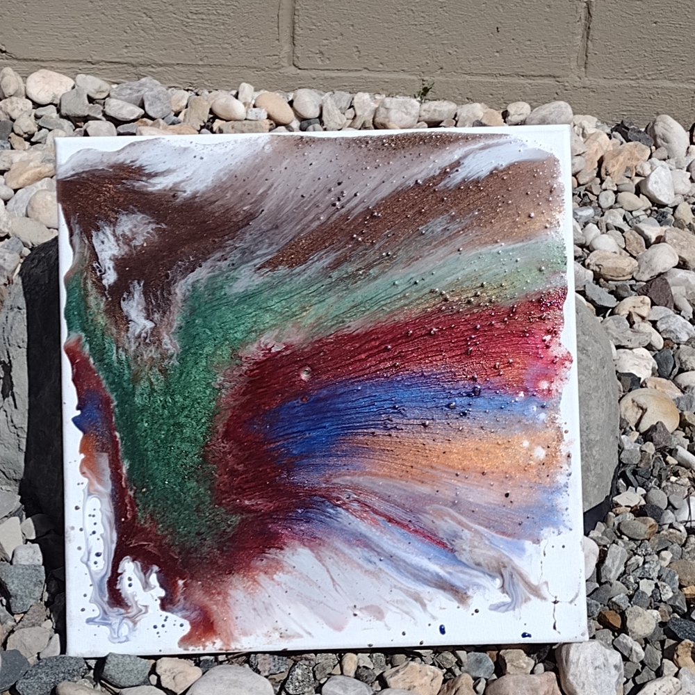 Abstract Canvas Art "NATURE'S PALETTE"
